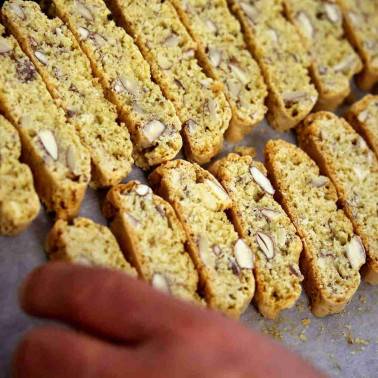 Biscuits croquants aux Amandes - Cantucci