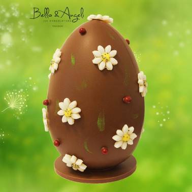 DESIGN EASTER EGG WITH FILLING - MILK CHOCOLATE