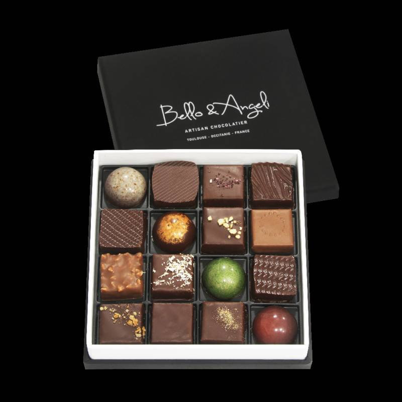 Coffret 16 chocolats artisanaux - Chocolatier Toulouse