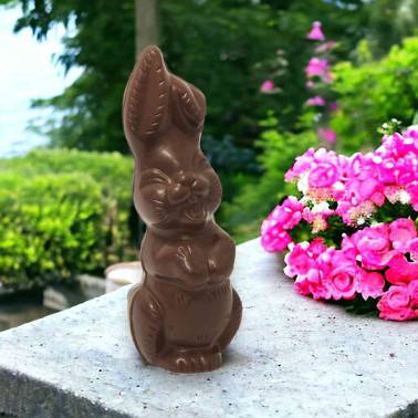 MINI LAPIN DE PÂQUES GARNI - CHOCOLAT NOIR