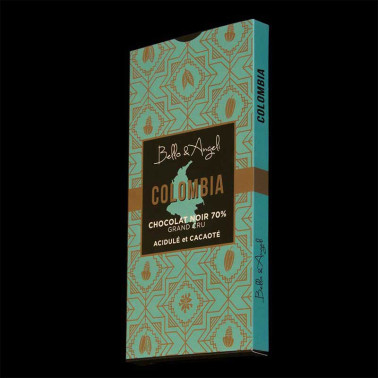 Chocolat noir grand cru Colombie 70%