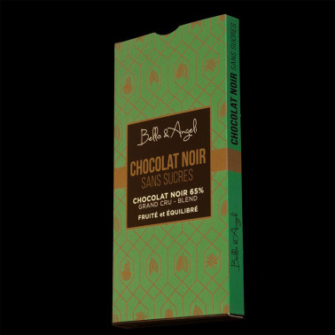 Tablette chocolat noir sans sucre