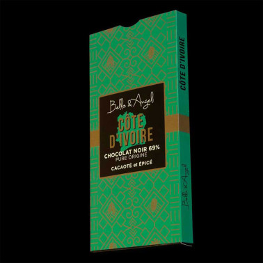 Tablette de Chocolat Noir GRAND CRU COTE D'IVOIRE