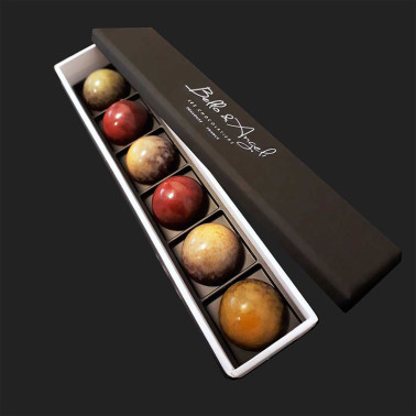 Ecrin de chocolats Bijoux - 6 pcs