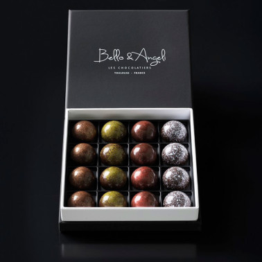 COFFRET 16 chocolats bijoux