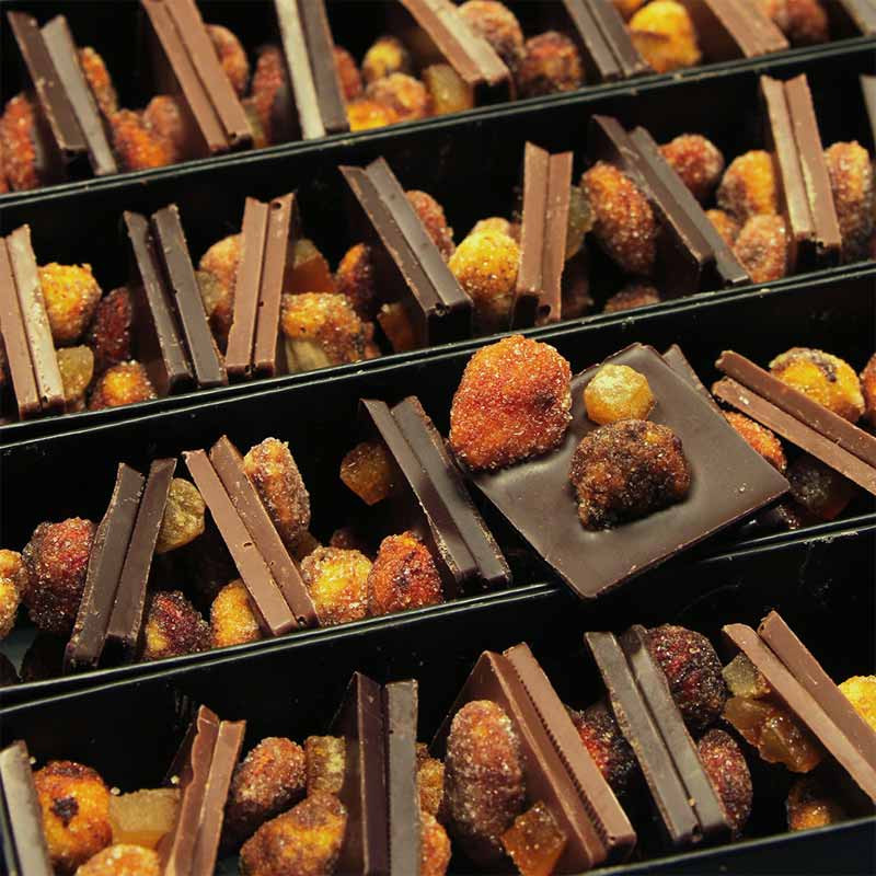 Mendiants chocolat noir