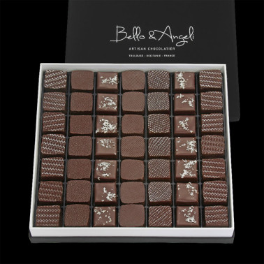 Coffrets 49 chocolats Grands Crus et Ganaches Noires