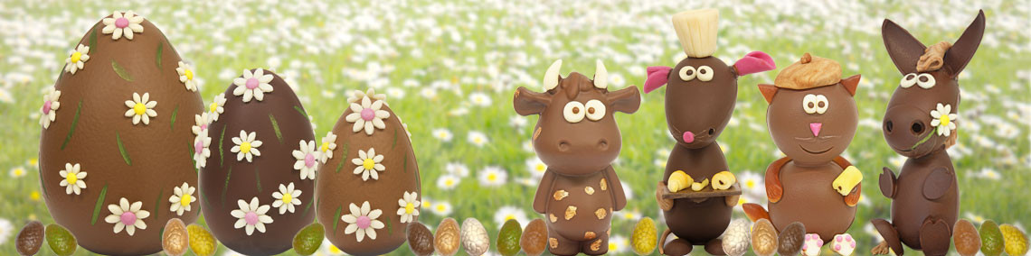 Easter chocolates - Egg hunts in the gardens soon